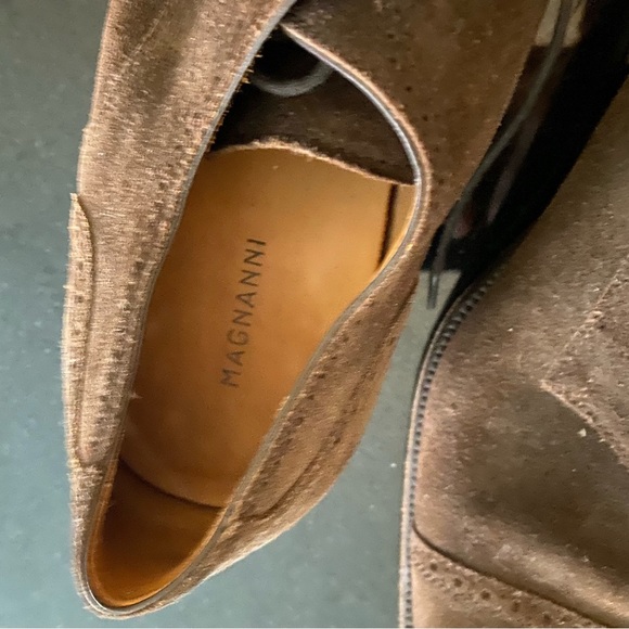 Brown suede magnanni derby’s - Picture 5 of 5